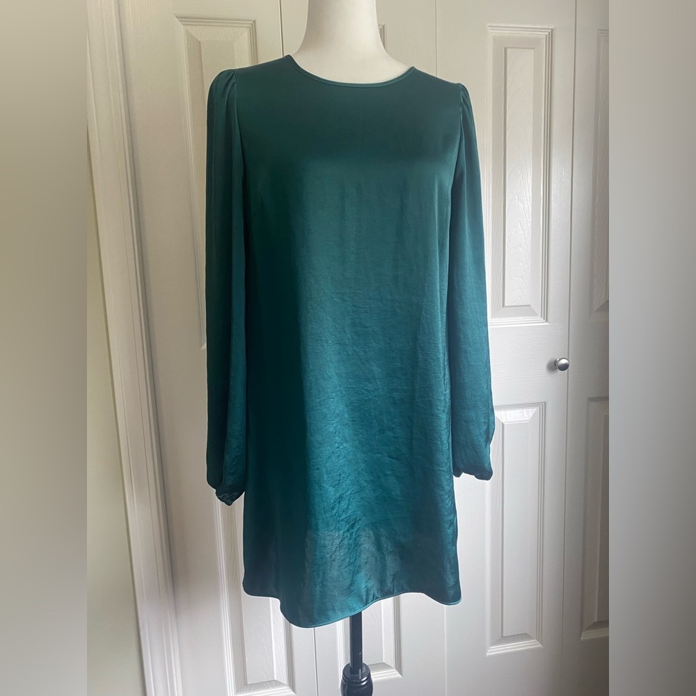 Aritzia Wilfred Marie Puff-sleeve mini dress size S - Picture 3 of 8